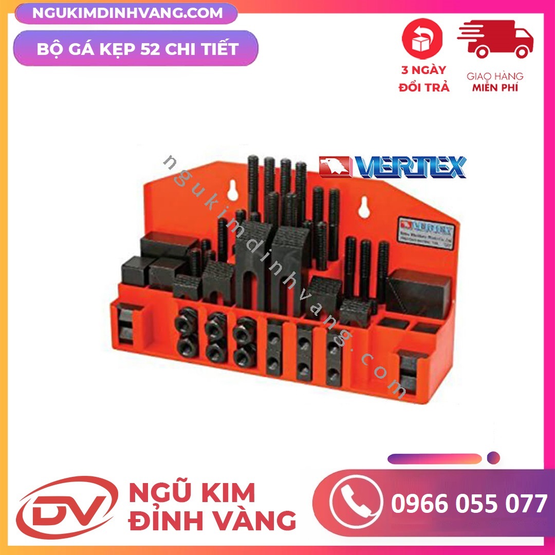 Bộ Gá Kẹp 52 Chi Tiết Vertex