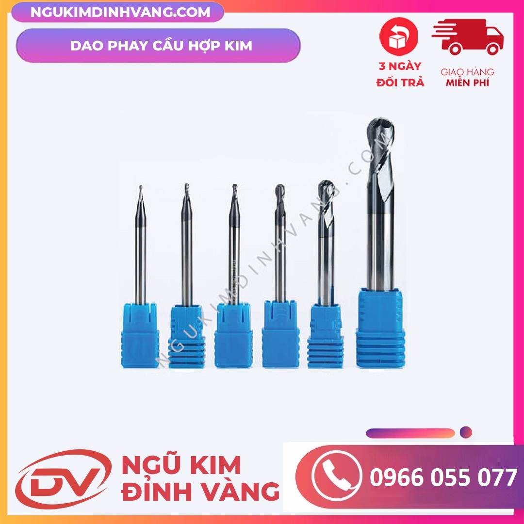 Dao Phay Cầu Hợp Kim 2 Me Ball Mill