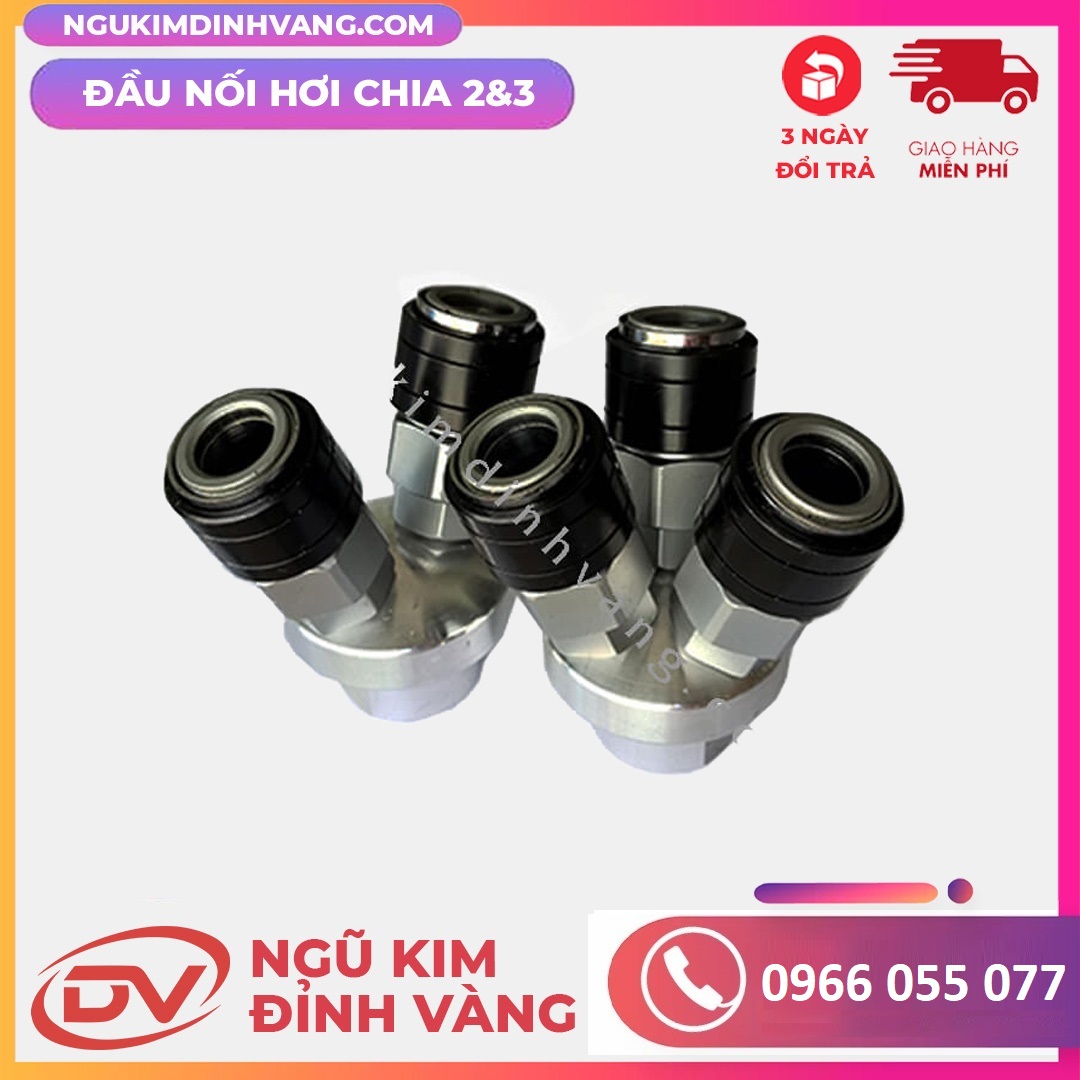 Đầu Nối Hơi Chia 2&3 Kiểu 2