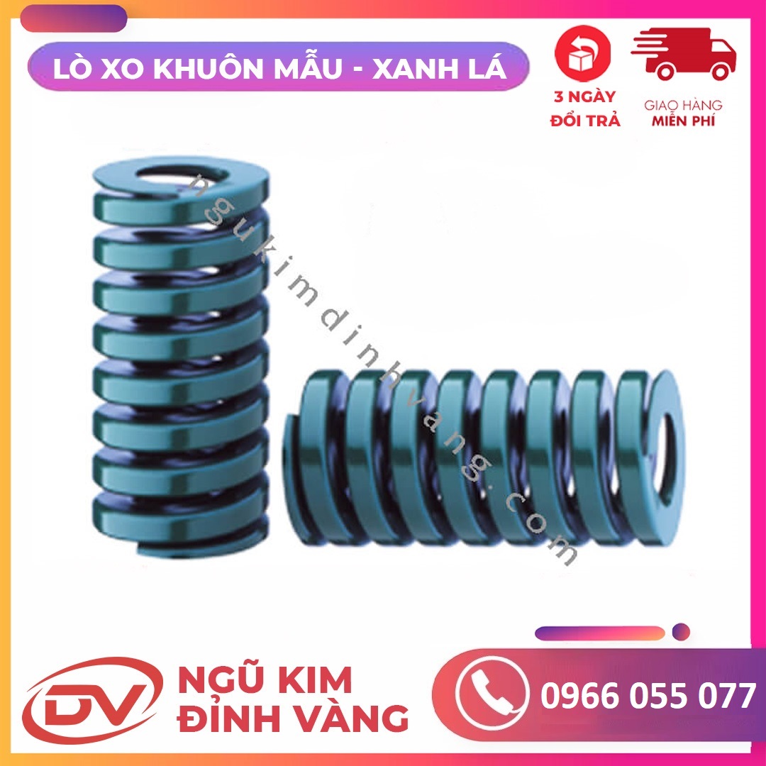 lò xo khuôn xanh lá