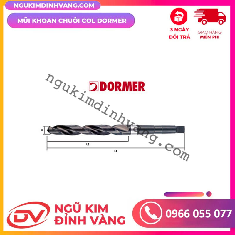 mũi khoan chuôi col dormer