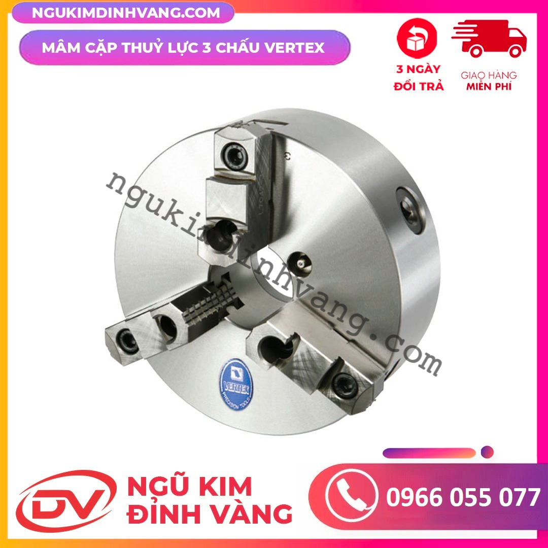 Mâm Cặp Thủy Lực 3 Chấu VERTEX