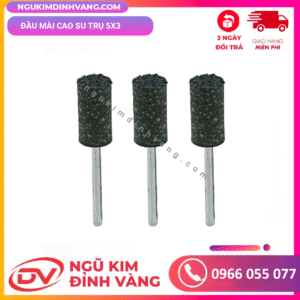 Đầu mài cao su trụ 5x3
